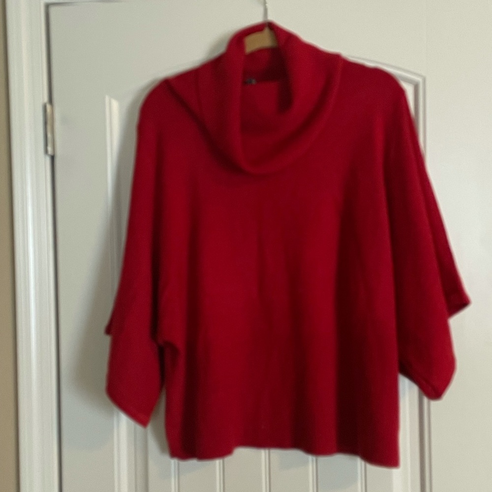 Red Cowl Neck Sweater